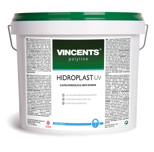 HIDROPLAST UV vienkomponenta šķidrā membrāna jumta segumiem